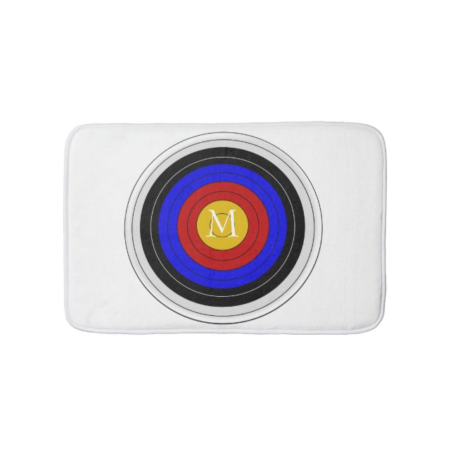 Bogenzieldesign Badematte (Vorderseite)