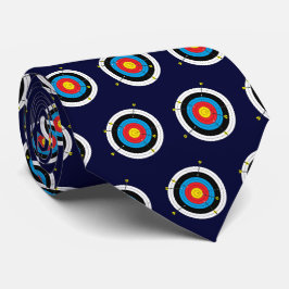 Bogenziele und Pfeile Gemustert Krawatte