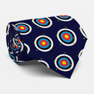 Bogenziele und Pfeile Gemustert Krawatte