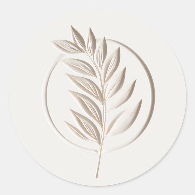 Bogenzwinger Runder Aufkleber (Vorderseite)