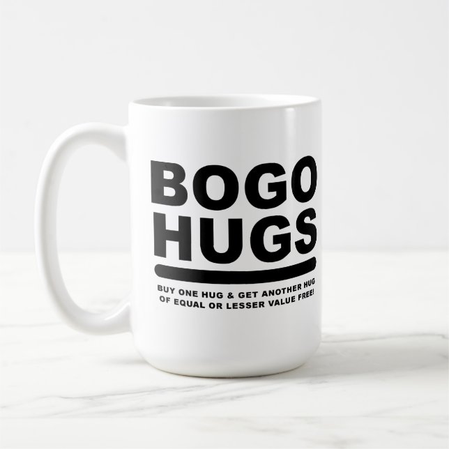 BOGO Hugs Tasse (Links)