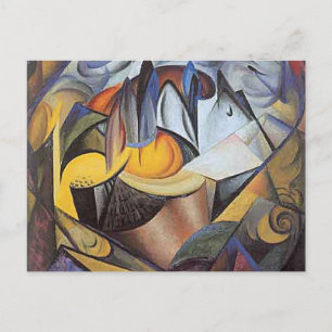 Bogomazov - Stadtbild, Kiew Postkarte