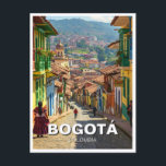 Bogota Colombia La Candelaria Postkarte<br><div class="desc">La Candelaria ist das historische Herz von Bogotá, Kolumbien, bekannt für seine Architektur aus der Kolonialzeit, die Kopfsteinpflasterstraßen und die lebendige Kulturszene. Das Hotel liegt im Zentrum der Stadt und bietet eine reiche Mischung aus altem Charme und moderner Energie. Die Gegend ist Zuhause zu einigen der wichtigsten kulturellen Sehenswürdigkeiten Bogotá,...</div>