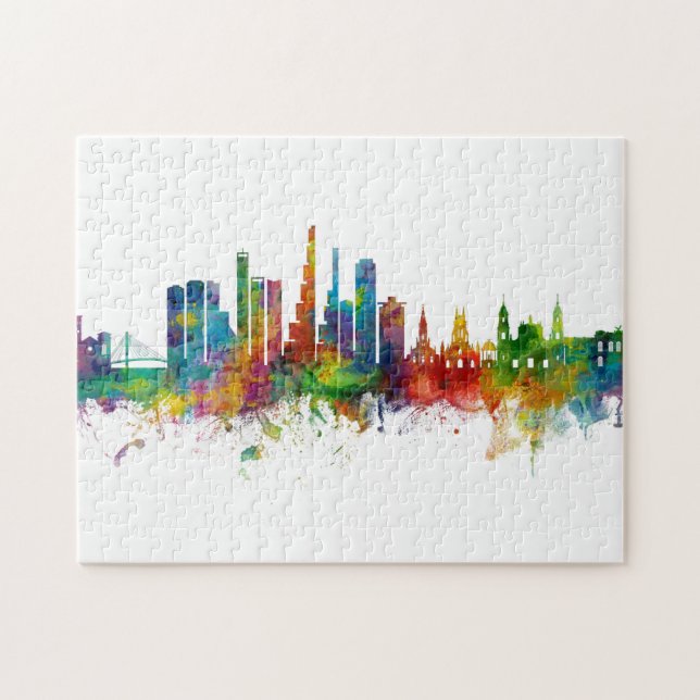 Bogotá Colombia Skyline Puzzle (Horizontal)