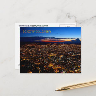 Bogotá Colombia Travel Post Card Postkarte