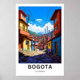 Bogota Colombia Travel Print Poster