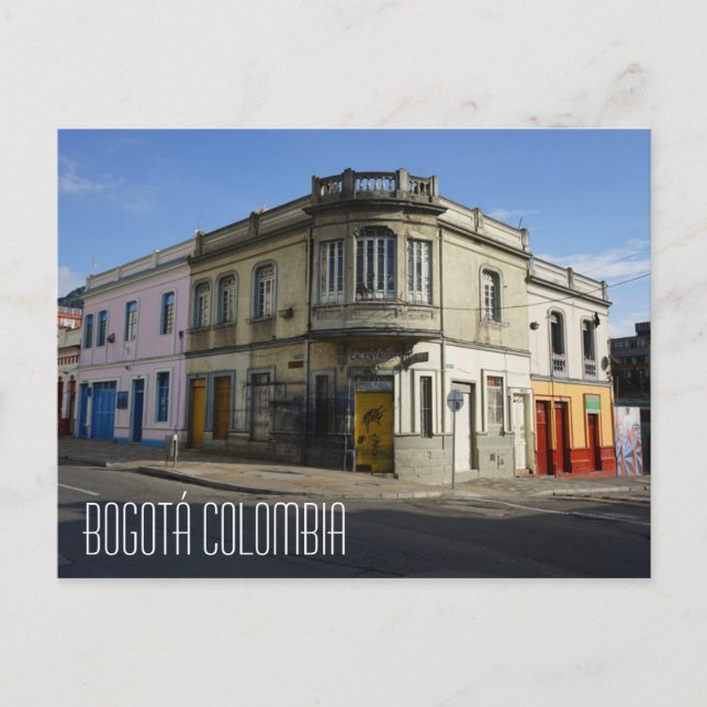 Bogotá Kolumbien Altes Gebäude Postkarte (Vorderseite)