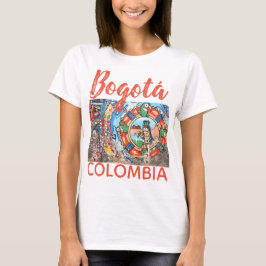 Bogotá Kolumbien, Graffitti-Wandmalerei T-Shirt