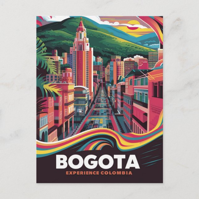 Bogota, Kolumbien Postkarte (Vorderseite)