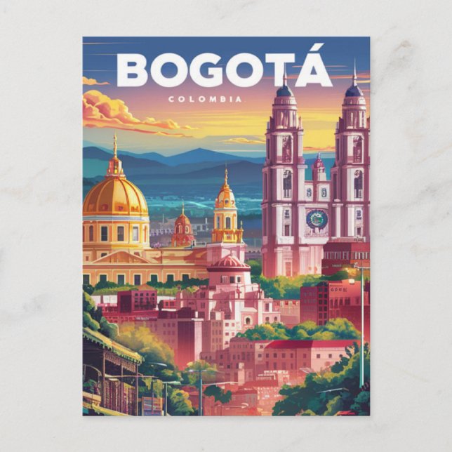 Bogota, Kolumbien Postkarte (Vorderseite)