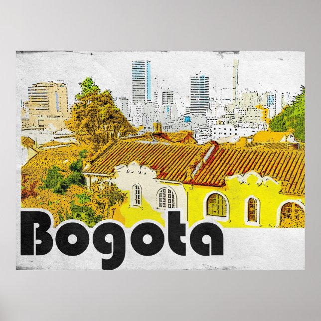 Bogota Kolumbien Vintag Poster (Vorne)