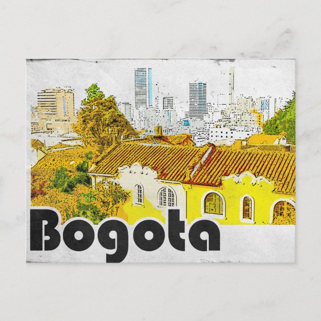 Bogota Kolumbien Vintag Postkarte (Vorderseite)