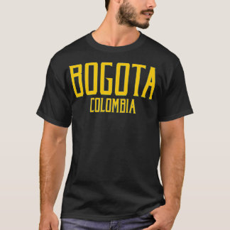 Bogota Kolumbien Vintage Probe Amber Print T-Shirt