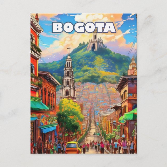 Bogotá Postkarte (Vorderseite)