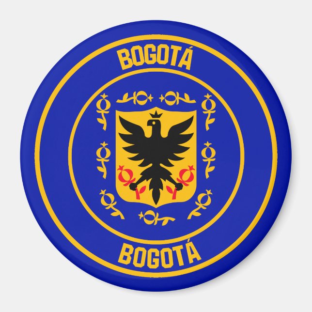 Bogotá RundEmblem Magnet (Vorne)