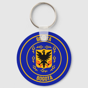 Bogotá RundEmblem Schlüsselanhänger