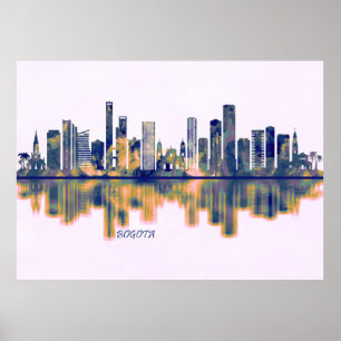 Bogota Skyline Poster