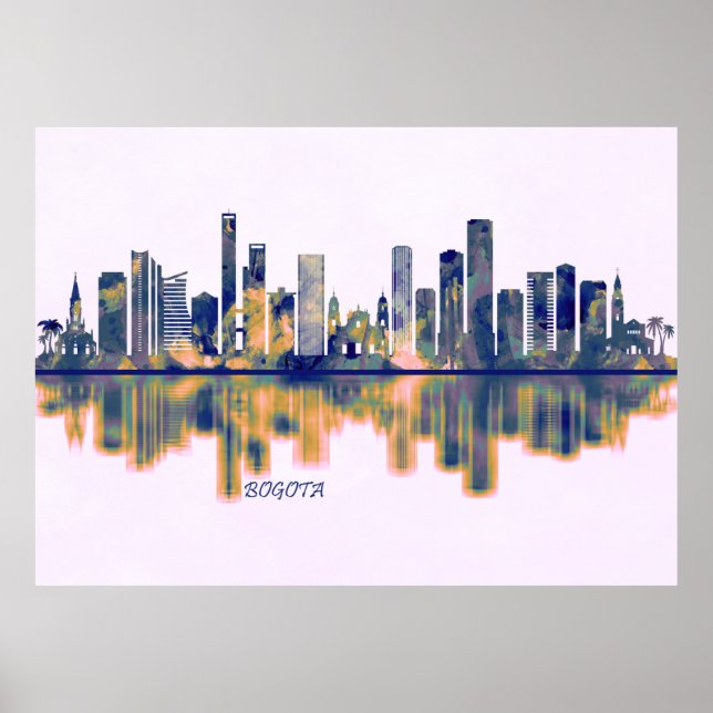 Bogota Skyline Poster (Vorne)