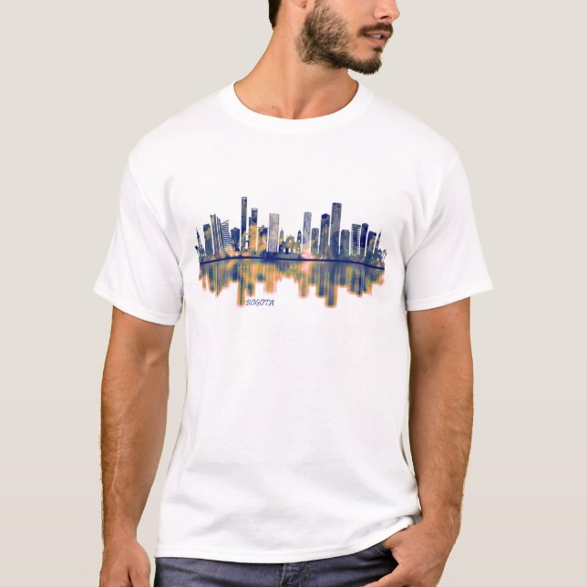 Bogota-Skyline T-Shirt (Vorderseite)