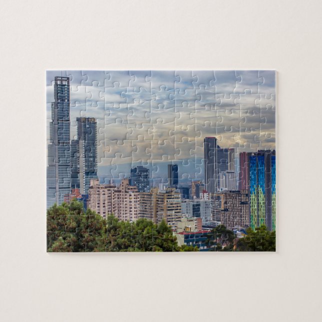 Bogotá, Skyline von Kolumbien Puzzle (Horizontal)