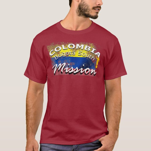 Bogota South Mormon LDS Mission Gift T-Shirt (Vorderseite)
