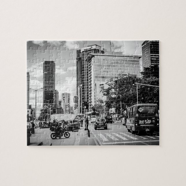Bogotá, Straßen Kolumbiens Puzzle (Horizontal)