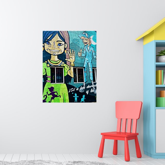 Bogotá Street Art  Poster (Kinderzimmer 1)