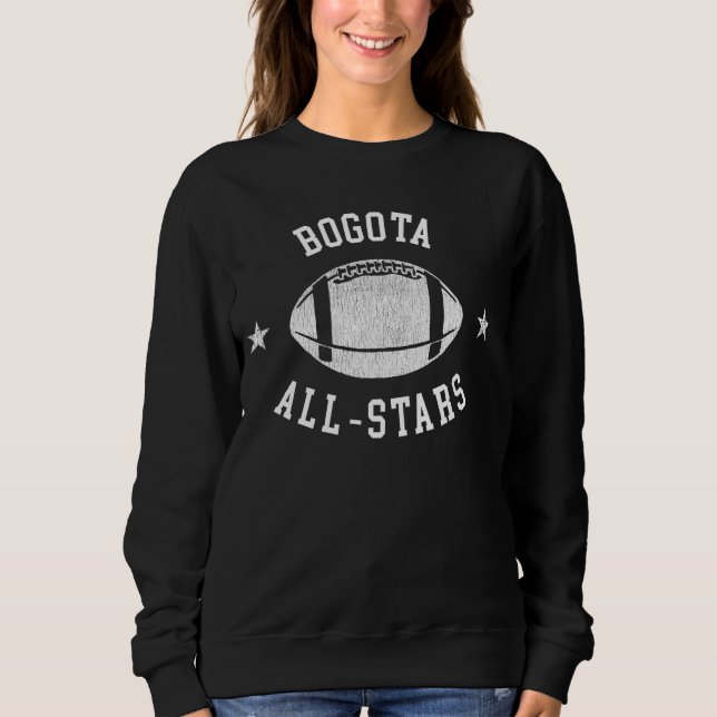 Bogota Vintag All-Stars Fußball Retro 80er Sweatshirt (Vorderseite)