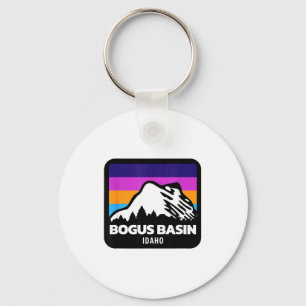 Bogus Basin Idaho Skifahren Snowboarden Berge Schlüsselanhänger