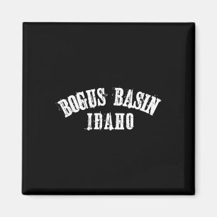 Bogus Becken Idaho Ski Ski Snowboarden Skigebiet B Magnet