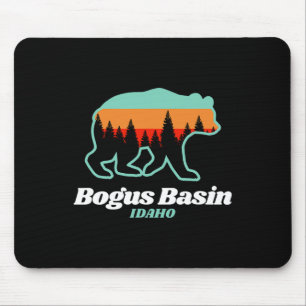 Bogusbecken Idaho Skifahren Snowboarden Bären Mousepad