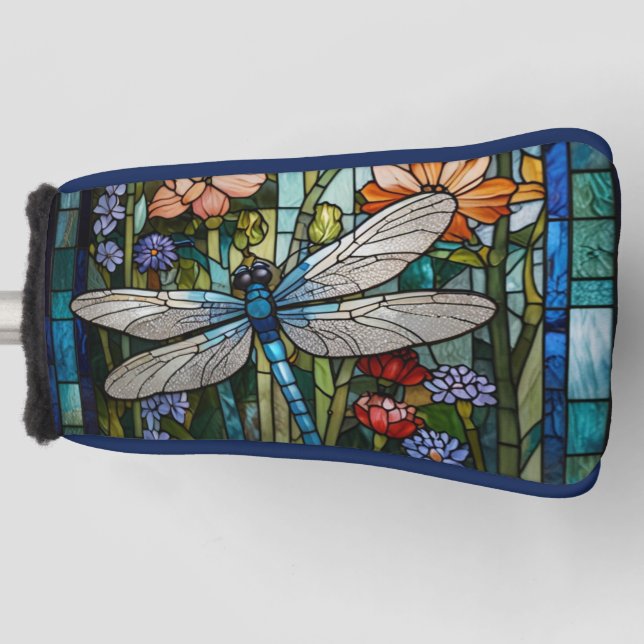 Bohblütenglas Golf Headcover (Vorderseite)