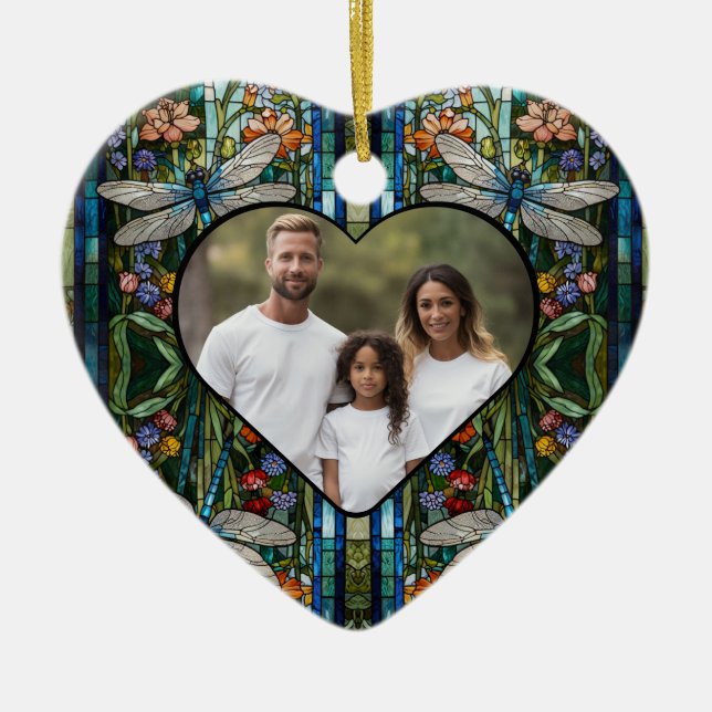 Bohblütenglas Keramik Ornament (Vorne)