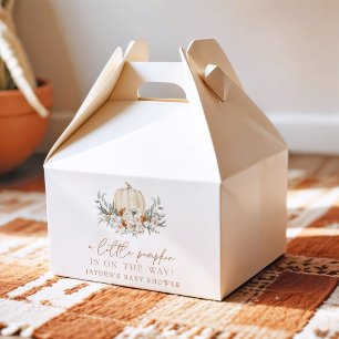 BOHEME Terracotta Floral Pumpkin Baby Dusche Geschenkschachtel