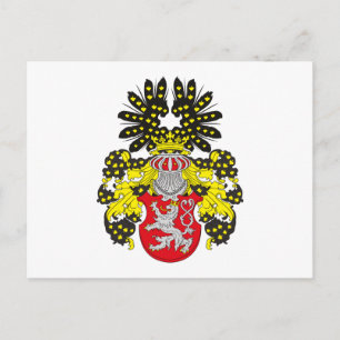 Bohemia Coat of Arms (19. Jahrhundert) Postkarte