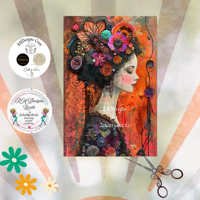 Bohemia Tapestry Hippie Decoupage Seidenpapier (Von Creator hochgeladen)