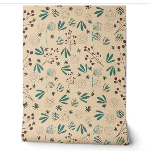 BOHEMIAN BLUMEN VINTAGE TAPETE