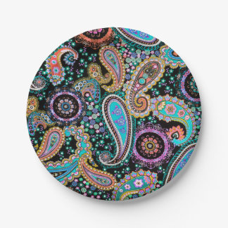 Bohemian Boho MOD Muster Pappteller