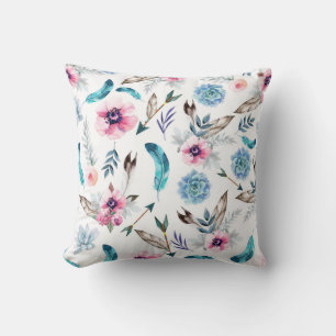 Bohemian Chic Floral Boho Mädchen Kissen