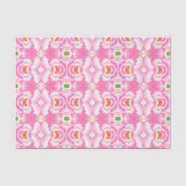 Bohemian Chic Pink Tie Dye Pattern Tissue Paper Seidenpapier