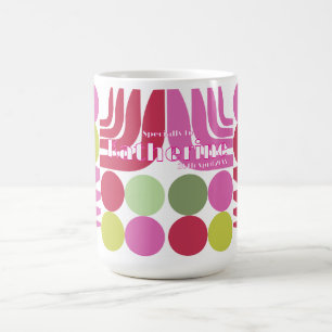 Bohemian Festa Rot Pink Grün Kaffeetasse