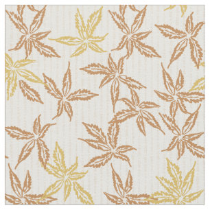 Bohemian Flora Retro Botanische Pflanze  Stoff