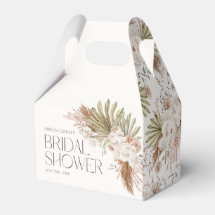 Bohemian Floral & Feathers Dusche Geschenkschachtel