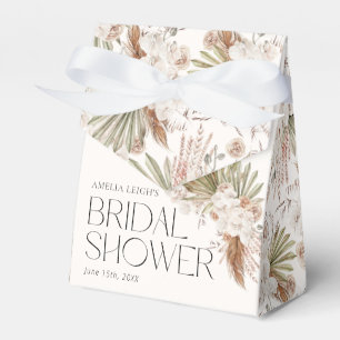 Bohemian Floral & Feathers Dusche Geschenkschachtel