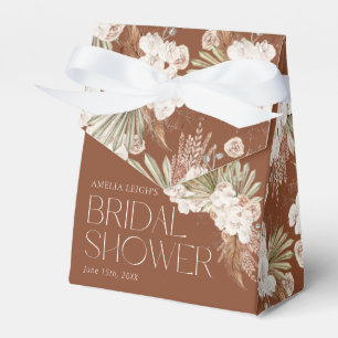 Bohemian Floral & Feathers Dusche Geschenkschachtel