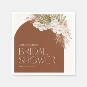 Bohemian Floral & Federn Duschdesign Serviette