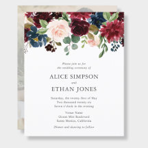 Bohemian Garden QR Code Photo Wedding Flyer