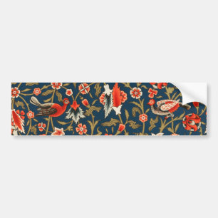 Bohemian Indisch-Persisches Blumenmuster Vintage R Autoaufkleber