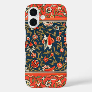Bohemian Indisch-Persisches Blumenmuster Vintage R iPhone 16 Hülle