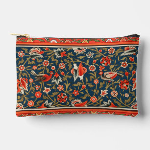 Bohemian Indisch-Persisches Blumenmuster Vintage R Zubehörtasche